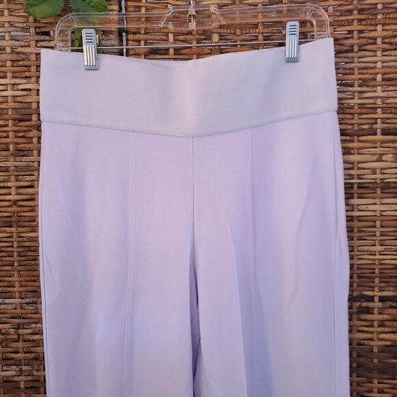 ADX ALLISON DALEY EXPRESS Slims White Pants Wide Elastic Band Sz L 14-16 - Picture 3 of 6